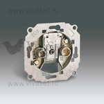 Розетка R-TV одиночная, затухание 9,8(R)-10,4(TV)dB, S82,82N,88, механизм