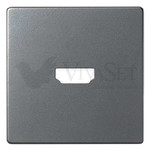 Simon S82 Concept Матовый титан, Накладка для розетки HDMI, Simon