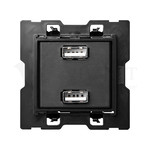 Simon 100 Зарядное устройство 2хUSB 230В~ c 2 выходами 2.1A 5В, Simon