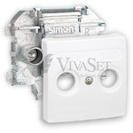 Розетка R-TV-SAT одиночная Simon 73 Loft белый, Simon