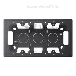 Коробка накладного монтажа двойная Simon 24, графит, Simon